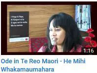 Ode of Remebrance in Te Reo Māori recited by Te Paea paringatai World War One Poem Maori Language Ode